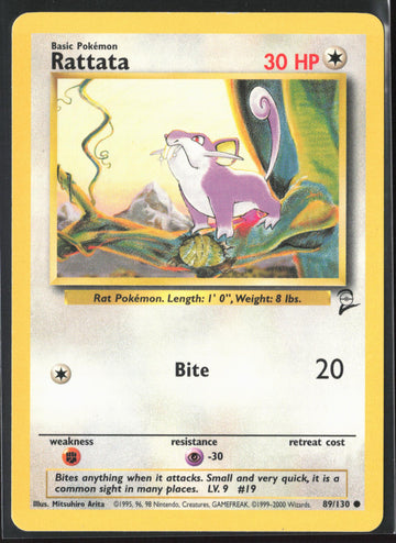 
Base Set 2 #089/130 Rattata Non-Holo 22669