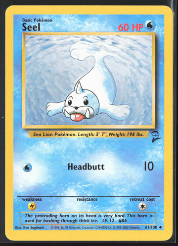 
Base Set 2 #061/130 Seel Non-Holo 22673