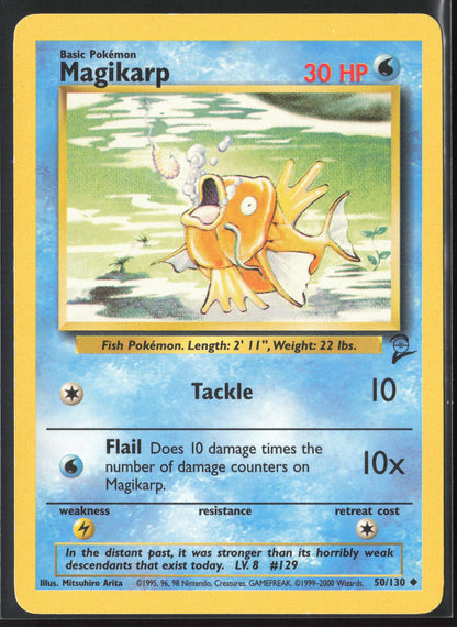 Base Set 2 #050/130 Magikarp Non-Holo 22674