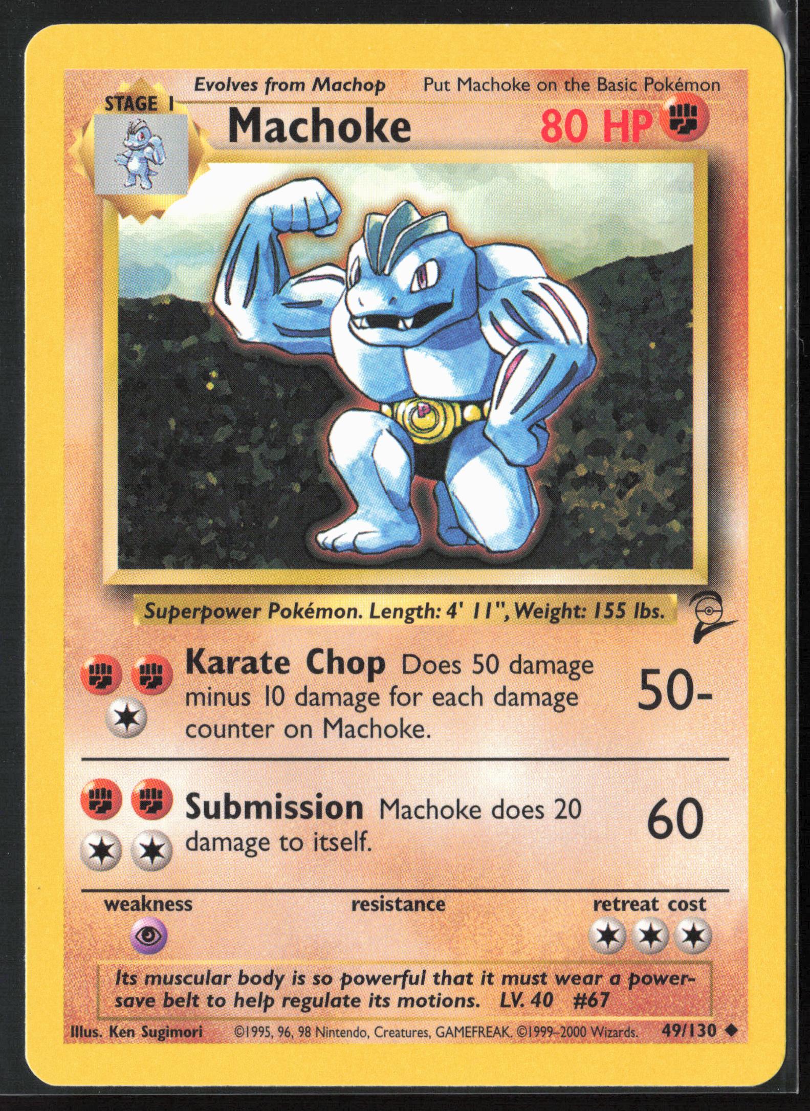 Base Set 2 #049/130 Machoke Non-Holo 22675