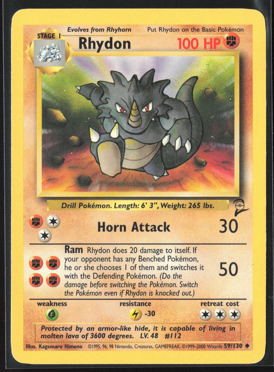 Base Set 2 #059/130 Rhydon Non-Holo 22685
