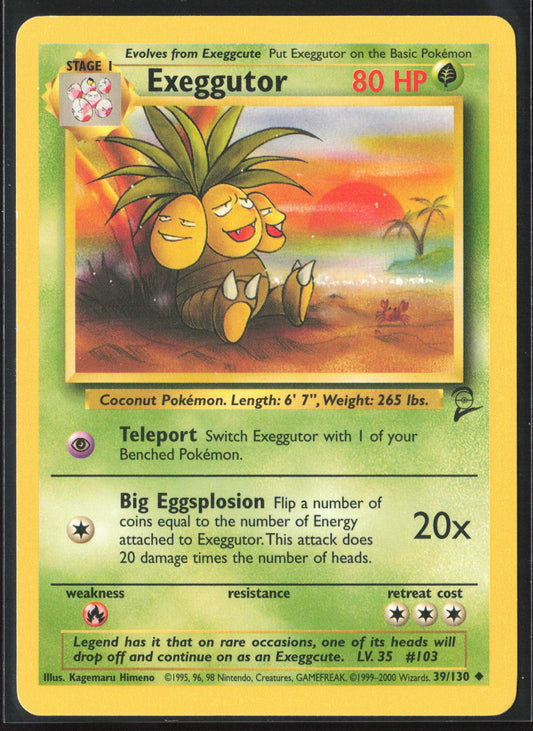 Base Set 2 #039/130 Exeggutor Non-Holo 22697