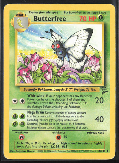 Base Set 2 #034/130 Butterfree Non-Holo 22708