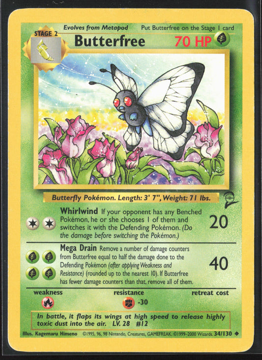 Base Set 2 #034/130 Butterfree Non-Holo 22708