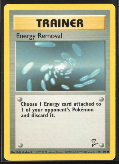 Base Set 2 #119/130 Energy Removal Non-Holo 22711