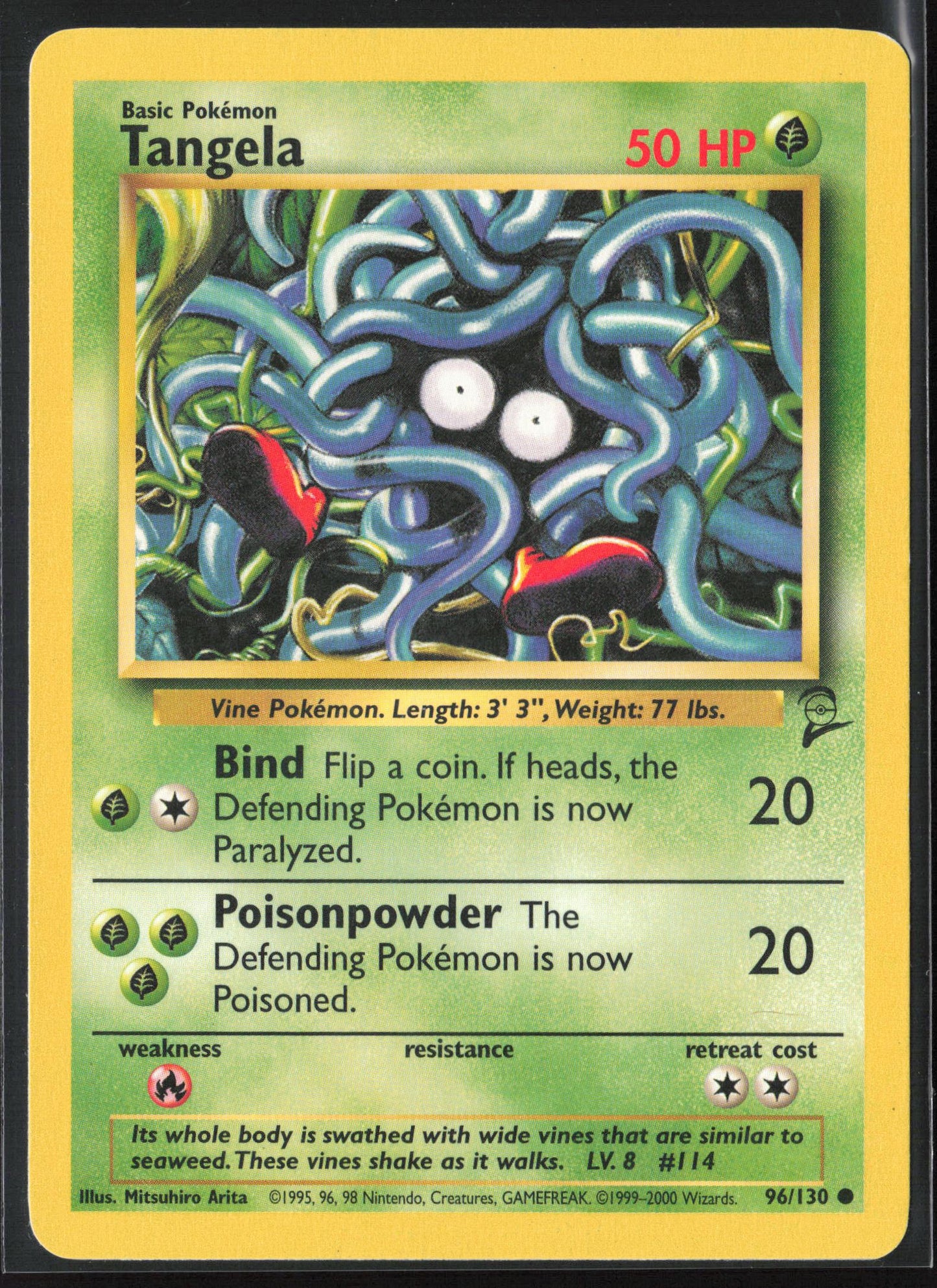 Base Set 2 #096/130 Tangela Non-Holo 22714