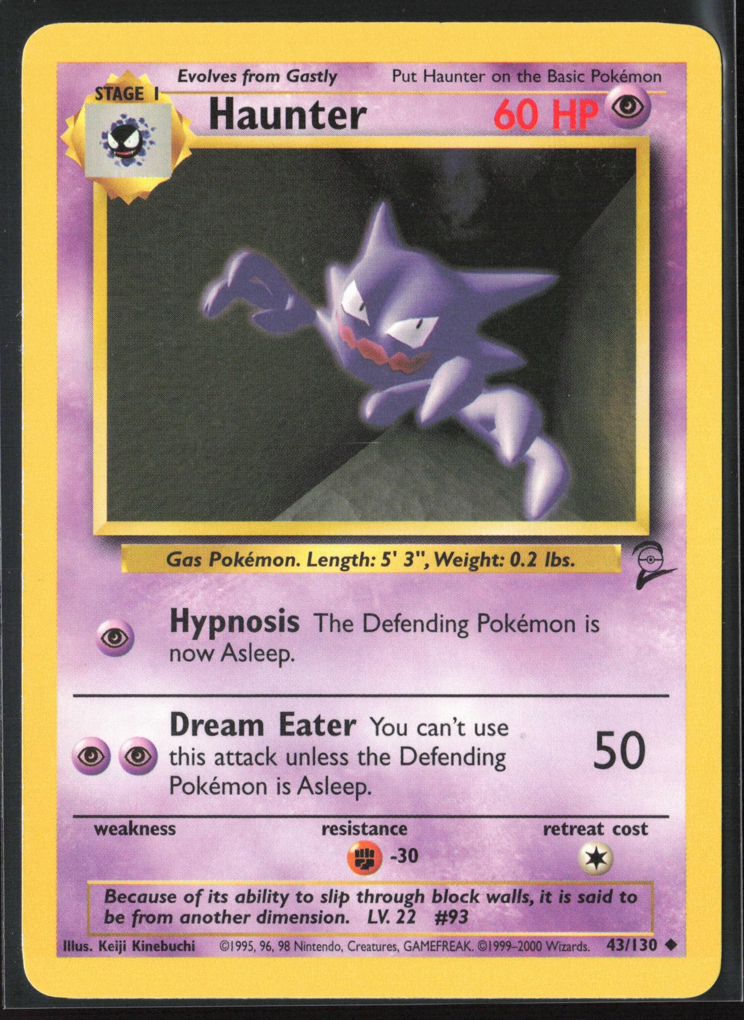 Base Set 2 #043/130 Haunter Non-Holo 22720