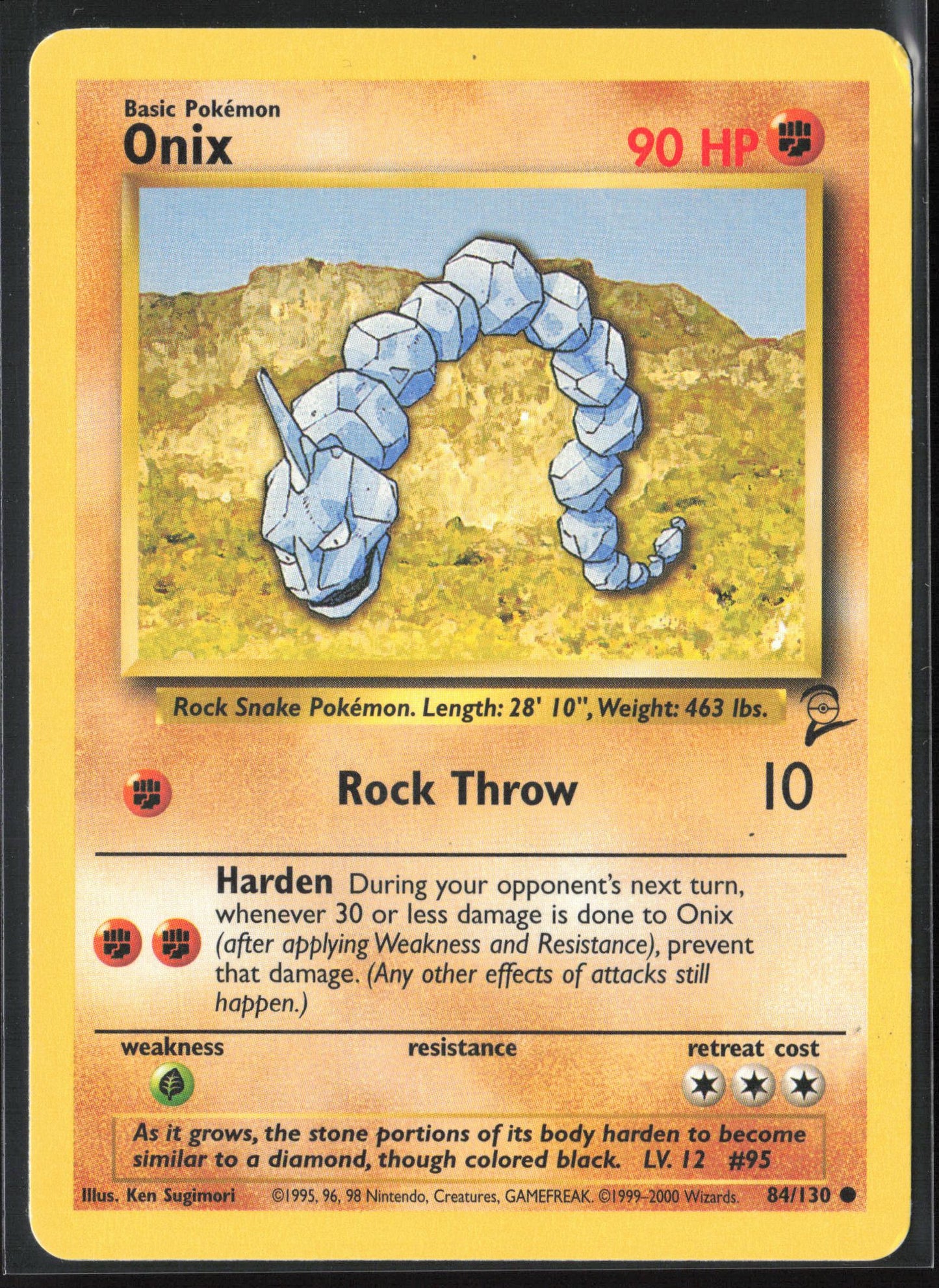 Base Set 2 #084/130 Onix Non-Holo 22723