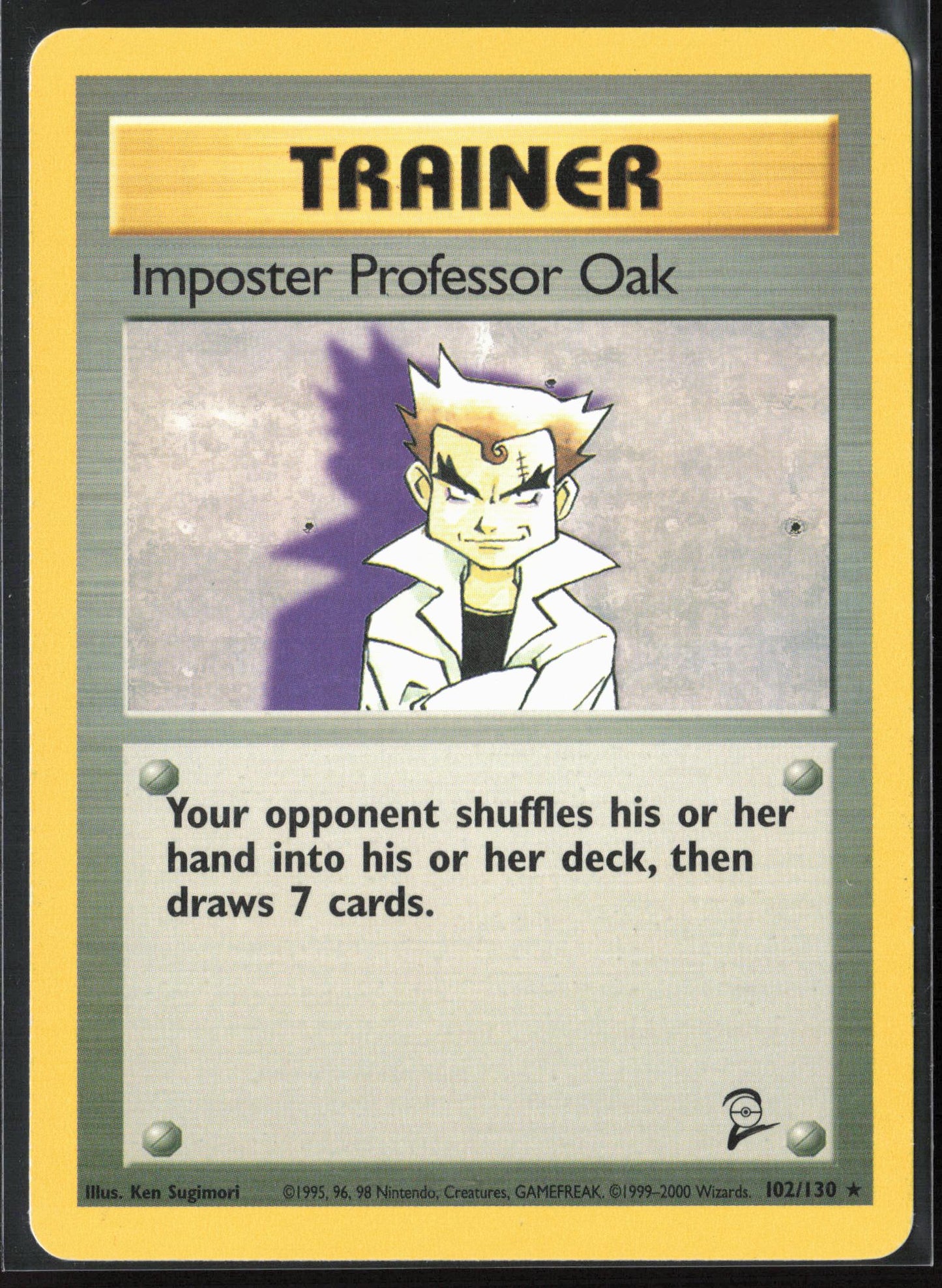 Base Set 2 #102/130 Imposter Professor Oak Non-Holo 22728