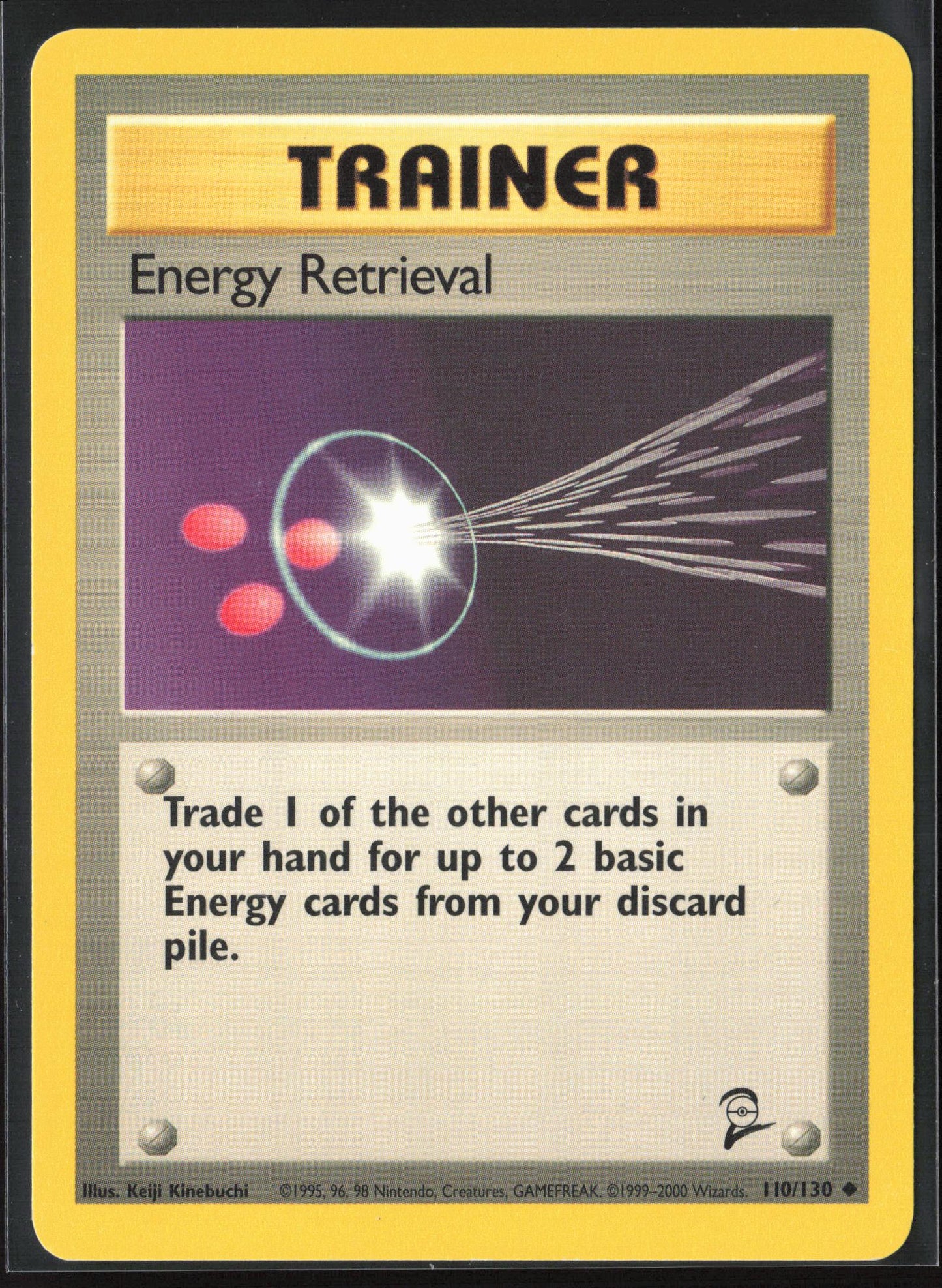 Base Set 2 #110/130 Energy Retrieval Non-Holo 22730