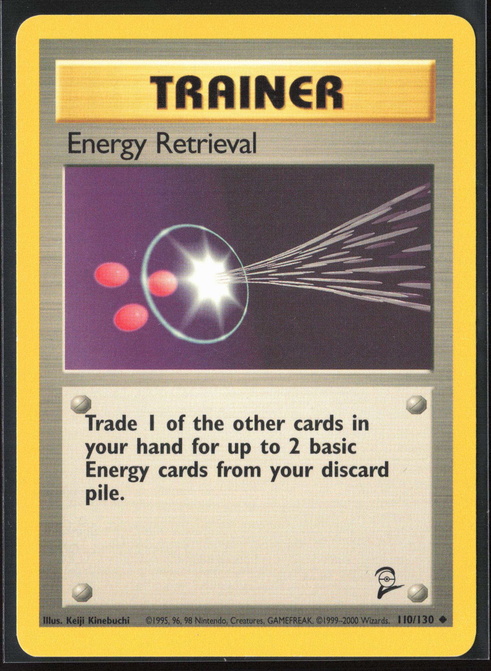 Base Set 2 #110/130 Energy Retrieval Non-Holo 22730