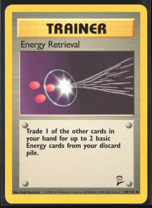 Base Set 2 #110/130 Energy Retrieval Non-Holo 22730