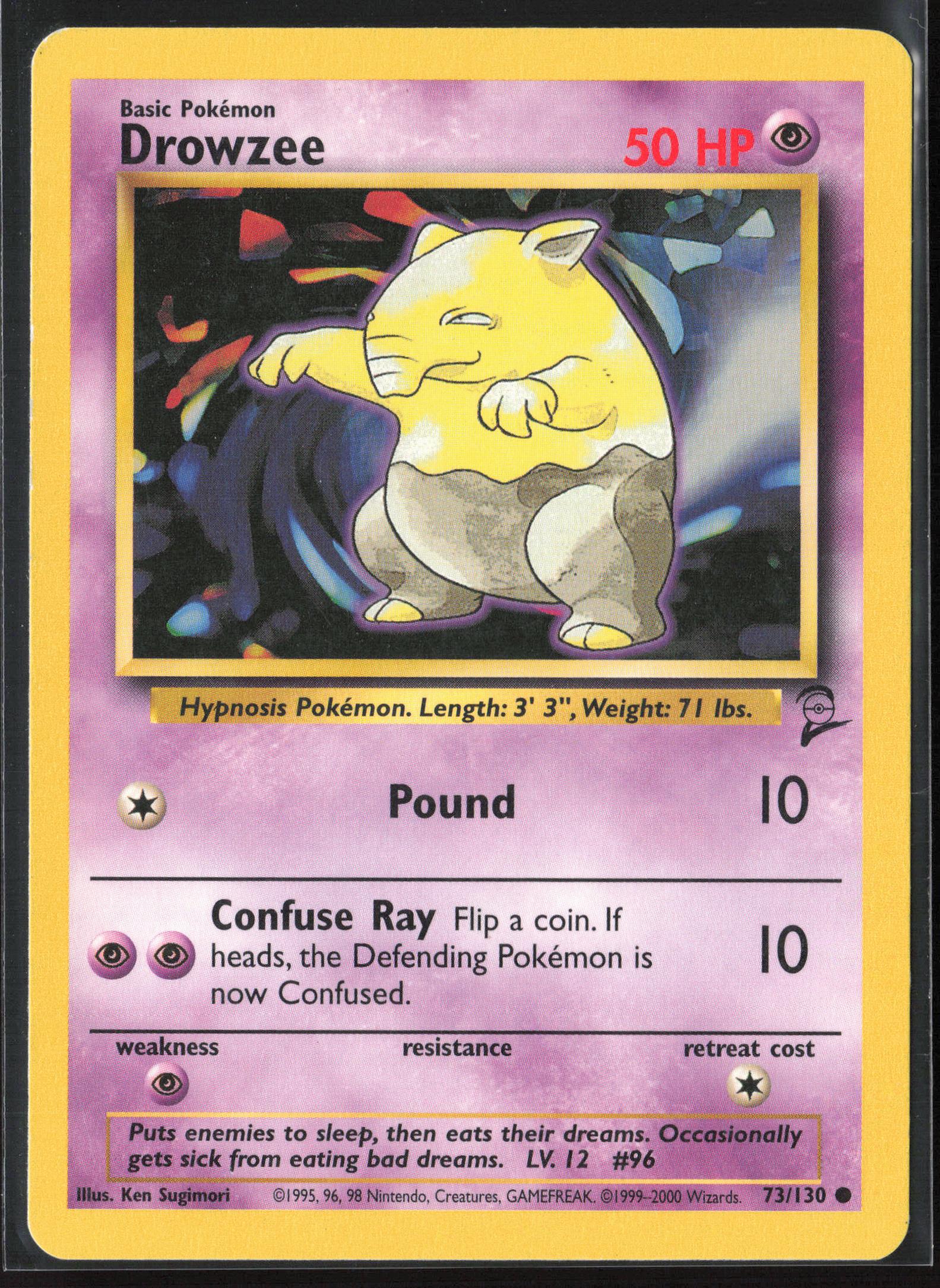 Base Set 2 #073/130 Drowzee Non-Holo 22737