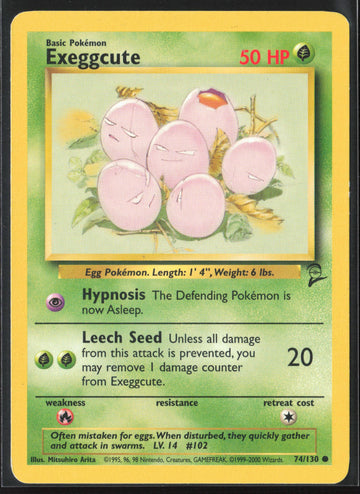 
Base Set 2 #074/130 Exeggcute Non-Holo 22738