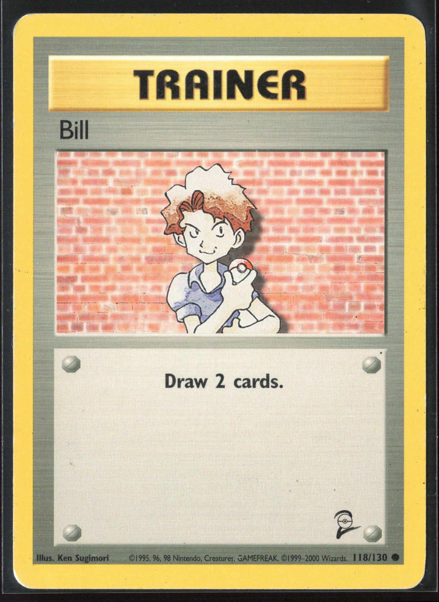 Base Set 2 #118/130 Bill Non-Holo 22743