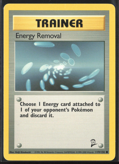 Base Set 2 #119/130 Energy Removal Non-Holo 22744