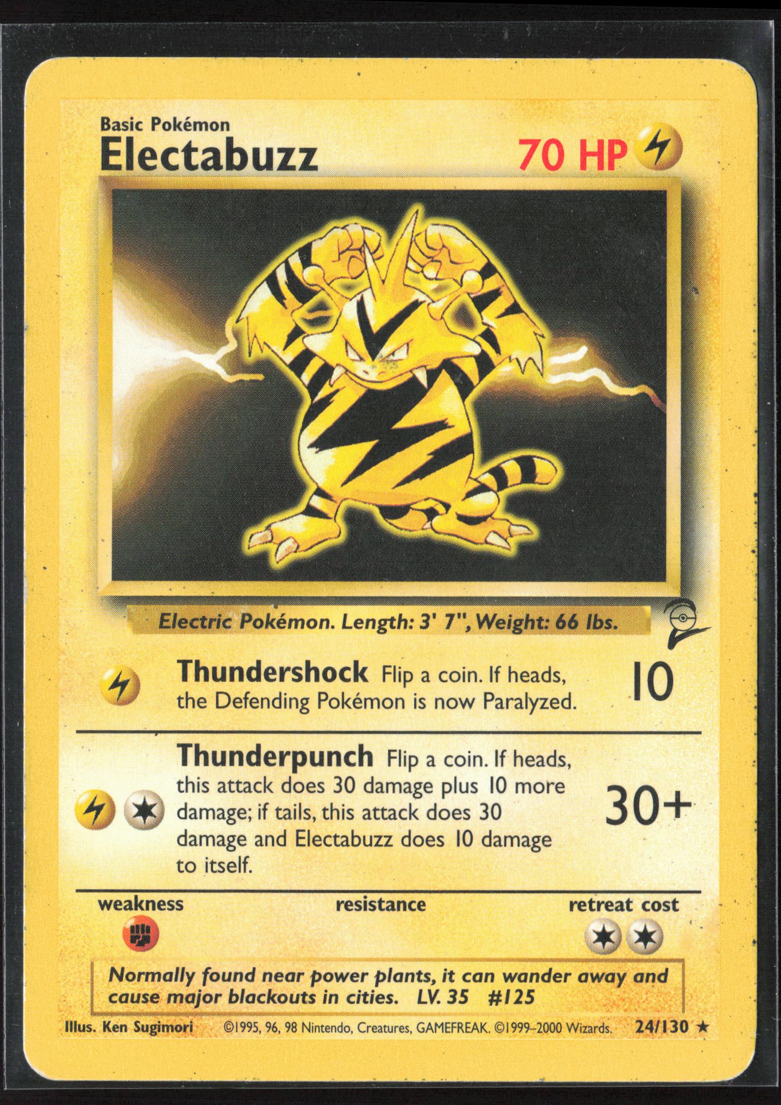 Base Set 2 #024/130 Electabuzz Non-Holo 22747