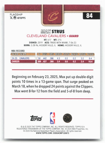 
2025-26 Topps #84 Max Strus