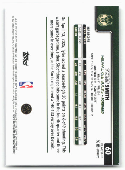 2025-26 Topps #60 Tyler Smith