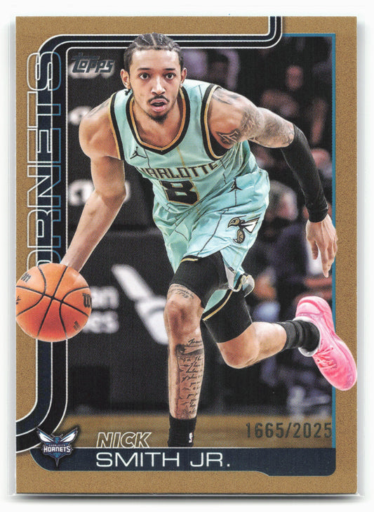 2025-26 Topps #72 Nick Smith Jr. Gold #/2025