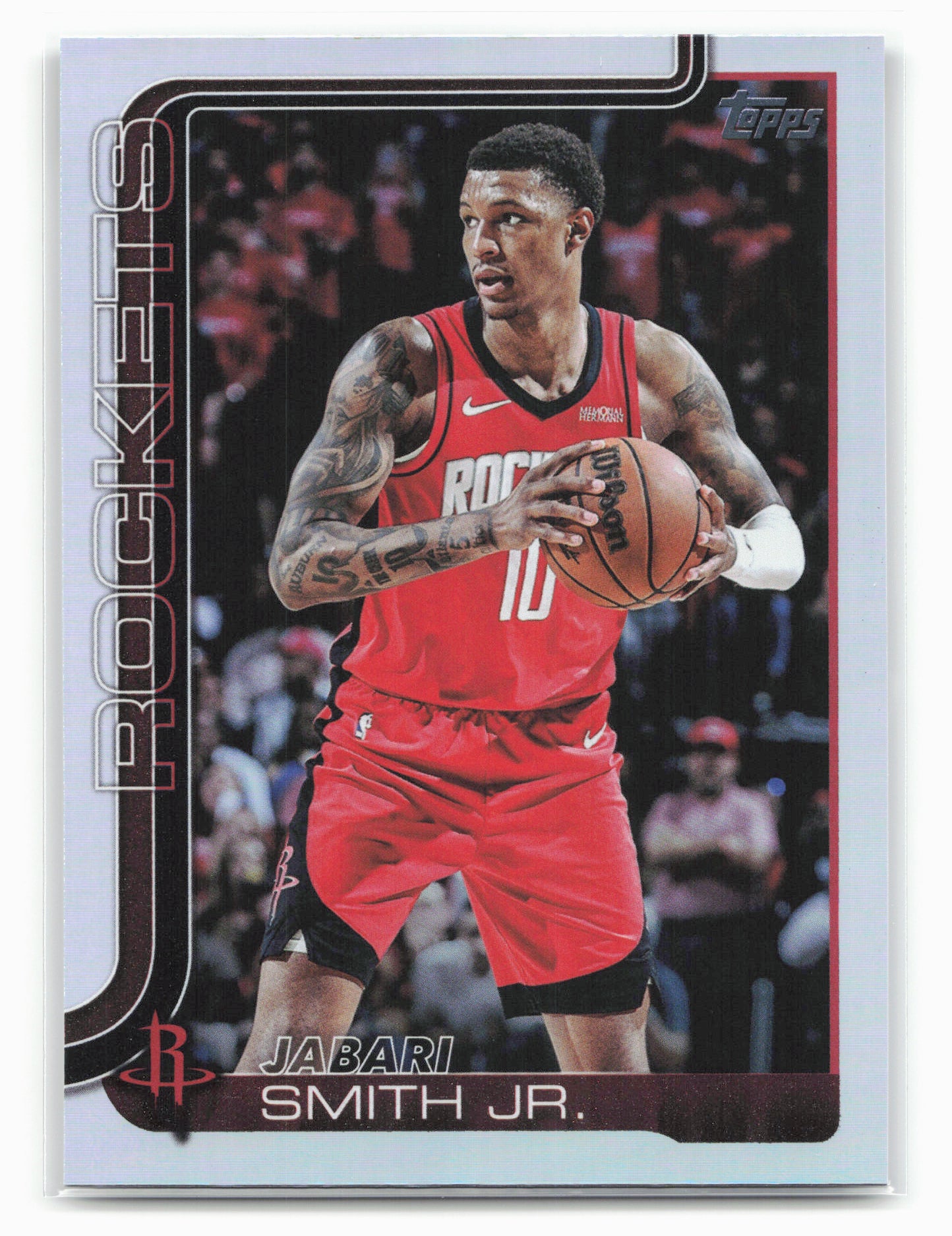 2025-26 Topps #177 Jabari Smith Jr. Rainbow Foilboard