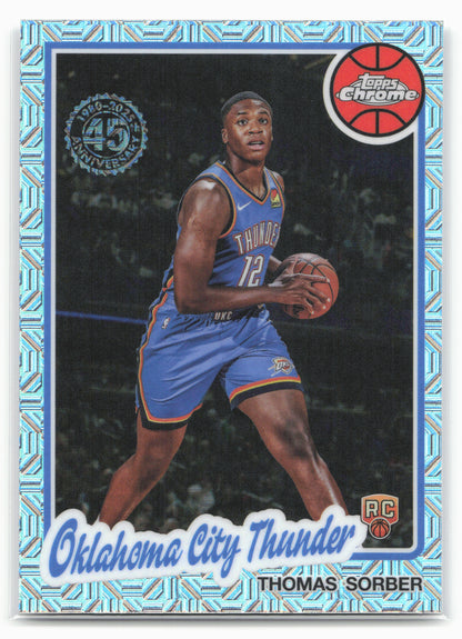 2025-26 Topps #TC-TS Thomas Sorber 1980-81 Topps Chrome Basketball