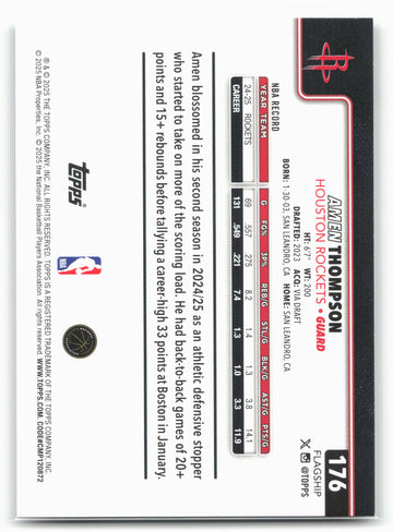 
2025-26 Topps #176 Amen Thompson