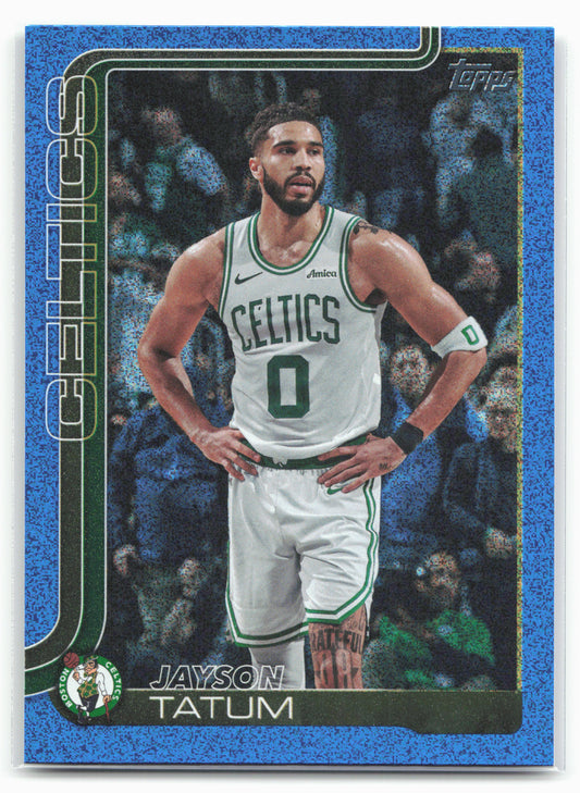 2025-26 Topps #1 Jayson Tatum Sandglitter Blue SSP
