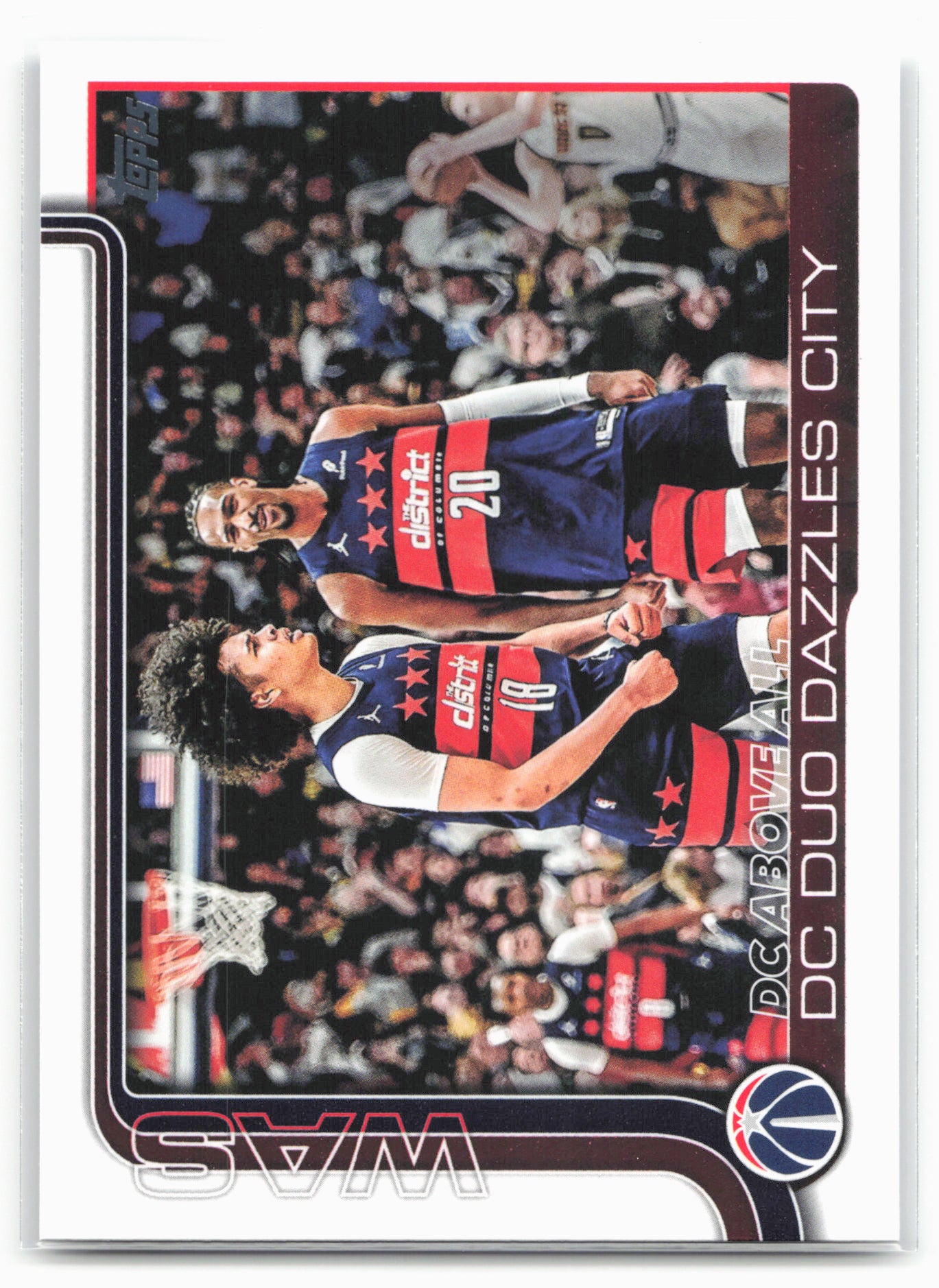 2025-26 Topps #285 DC Above All: DC Duo Dazzles City