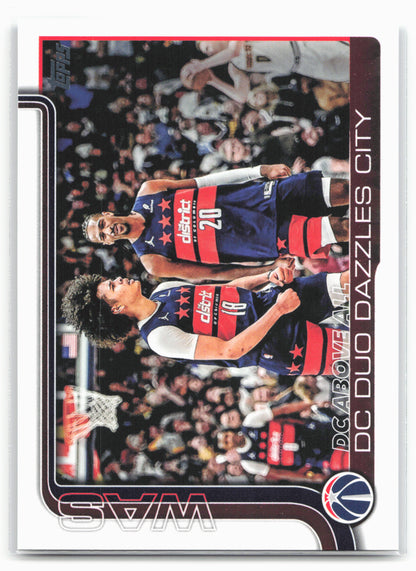 2025-26 Topps #285 DC Above All: DC Duo Dazzles City