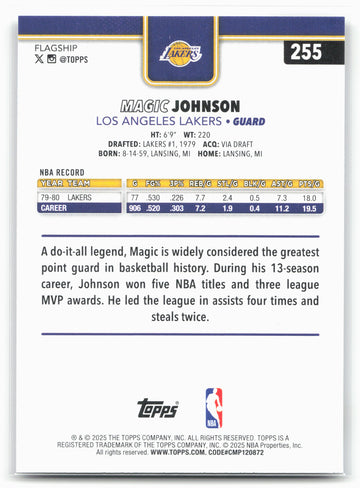 
2025-26 Topps #255 Magic Johnson