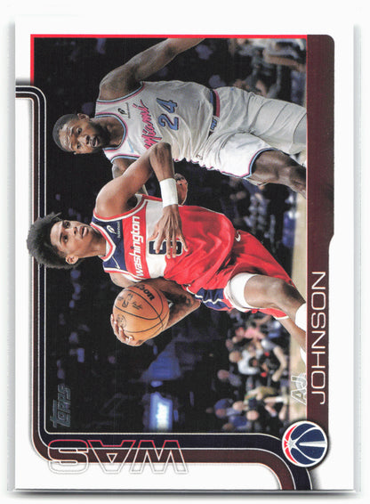 2025-26 Topps #99 AJ Johnson