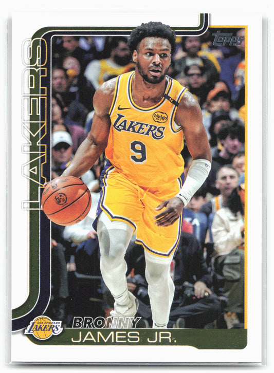 2025-26 Topps #152 Bronny James Jr.