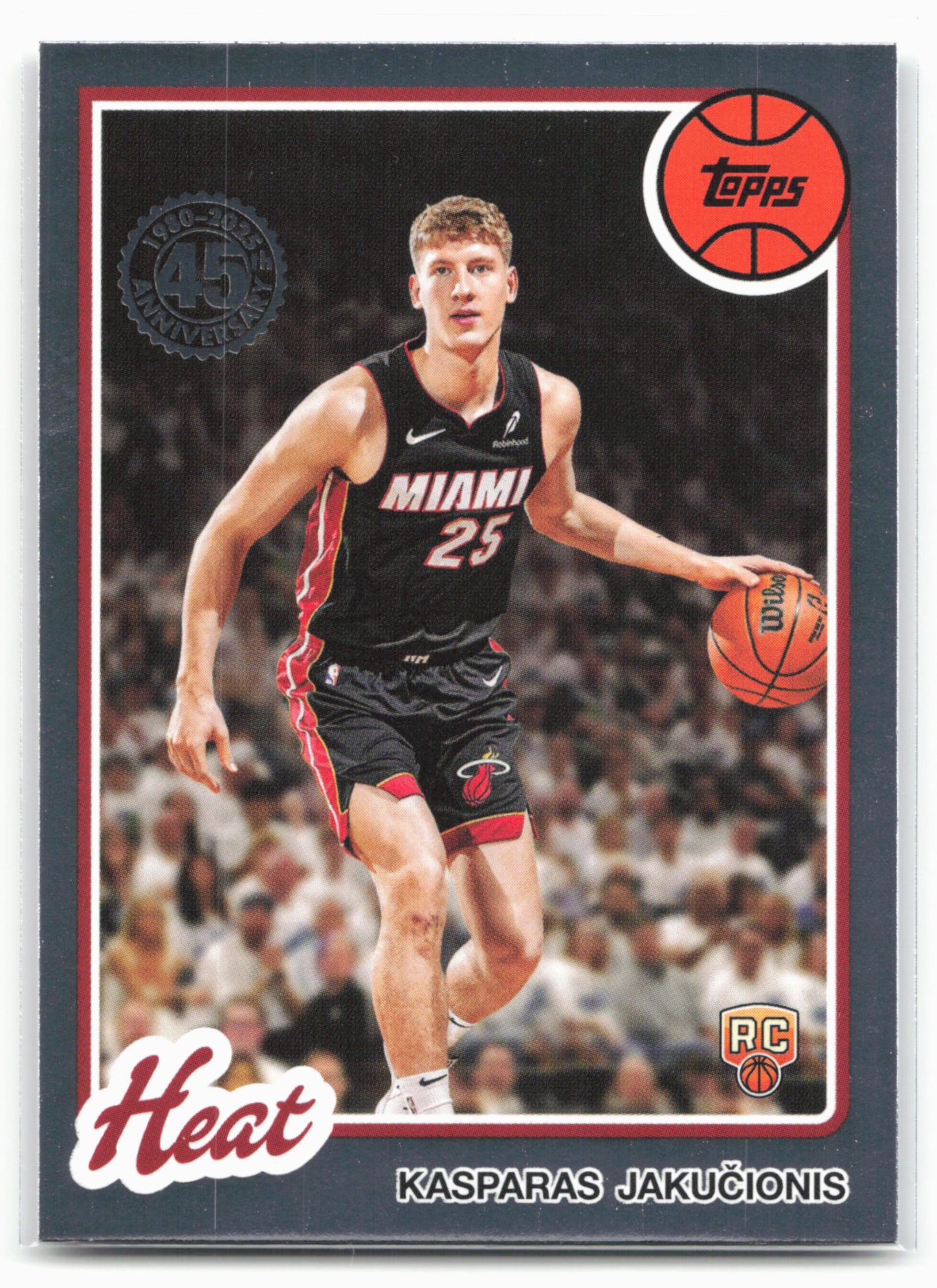 2025-26 Topps #80BK-66 Kasparas Jakučionis 1980-81 Topps Basketball