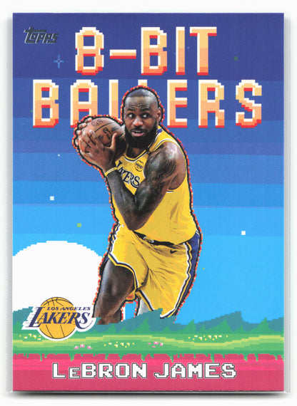 2025-26 Topps #8B-19 LeBron James 8-Bit Ballers