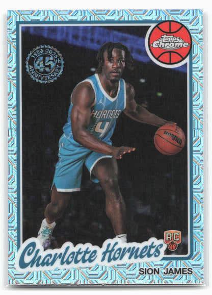 2025-26 Topps #TC-SJ Sion James 1980-81 Topps Chrome Basketball