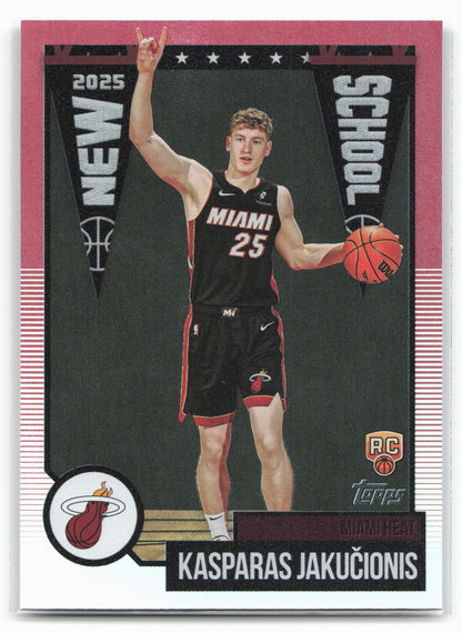 2025-26 Topps #NS-20 Kasparas Jakučionis New School