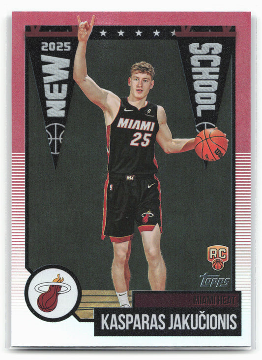 2025-26 Topps #NS-20 Kasparas Jakučionis New School