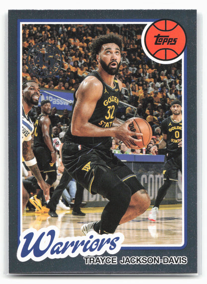 2025-26 Topps #80BK-22 Trayce Jackson-Davis 1980-81 Topps Basketball