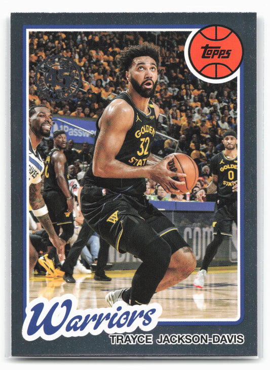 2025-26 Topps #80BK-22 Trayce Jackson-Davis 1980-81 Topps Basketball