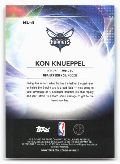 2025-26 Topps #NL-4 Kon Knueppel No Limit