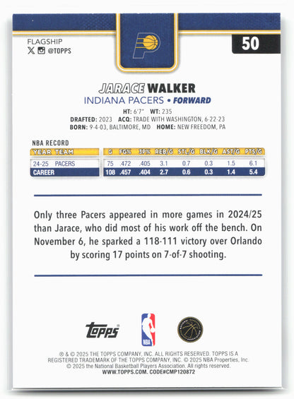 2025-26 Topps #50 Jarace Walker