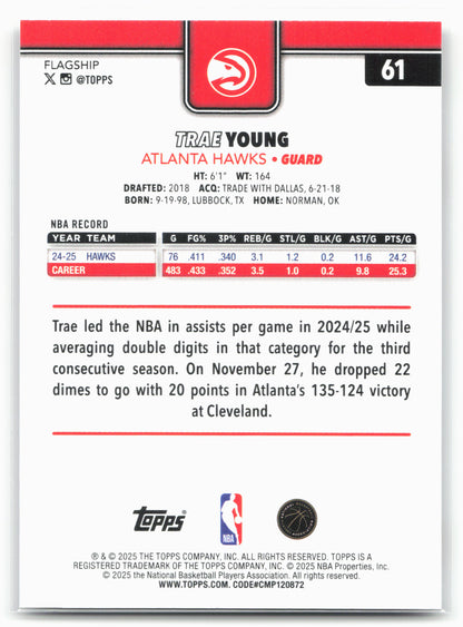 2025-26 Topps #61 Trae Young
