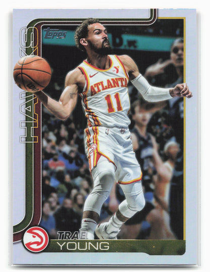 2025-26 Topps #61 Trae Young Rainbow Foilboard