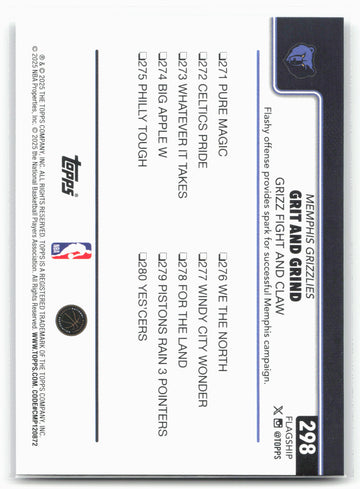 
2025-26 Topps #298 Ja Morant Rainbow Foilboard