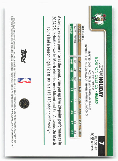2025-26 Topps #7 Jrue Holiday