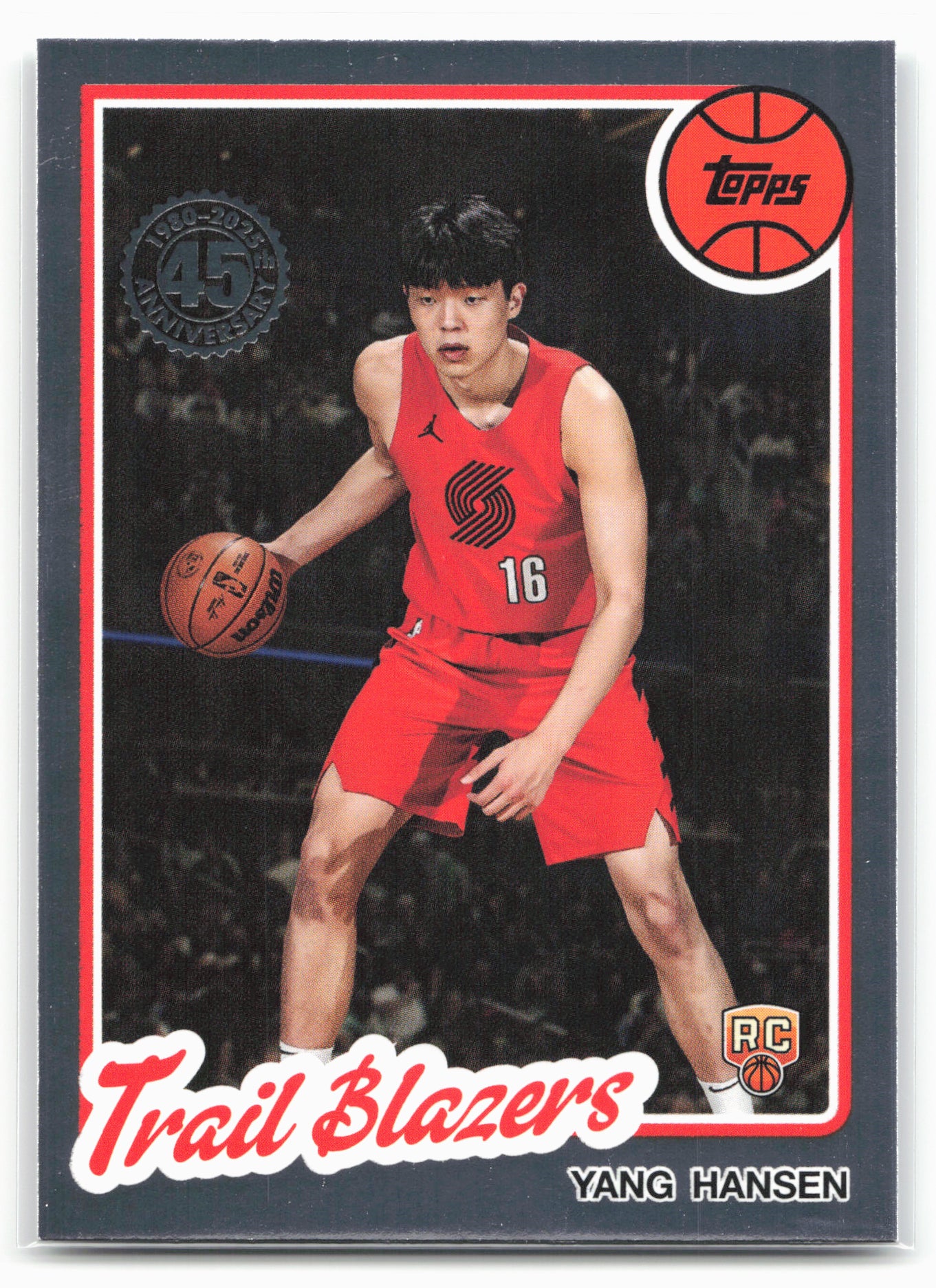 2025-26 Topps #80BK-62 Yang Hansen 1980-81 Topps Basketball