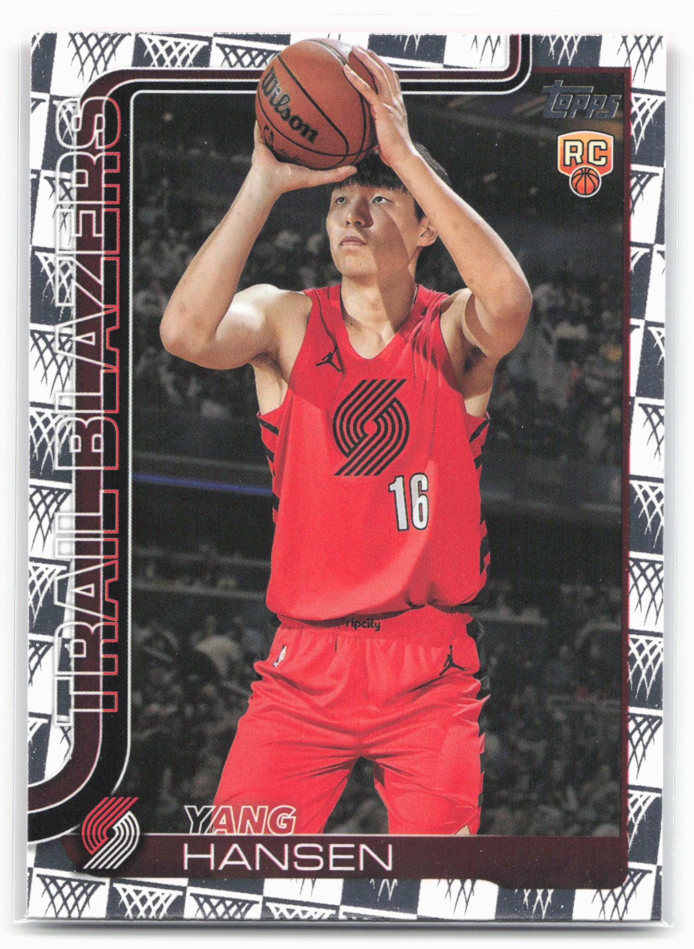 2025-26 Topps #216 Yang Hansen Season Tip Off