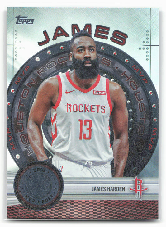 2025-26 Topps #MVP-4 James Harden MVP Vault Rainbow Foilboard