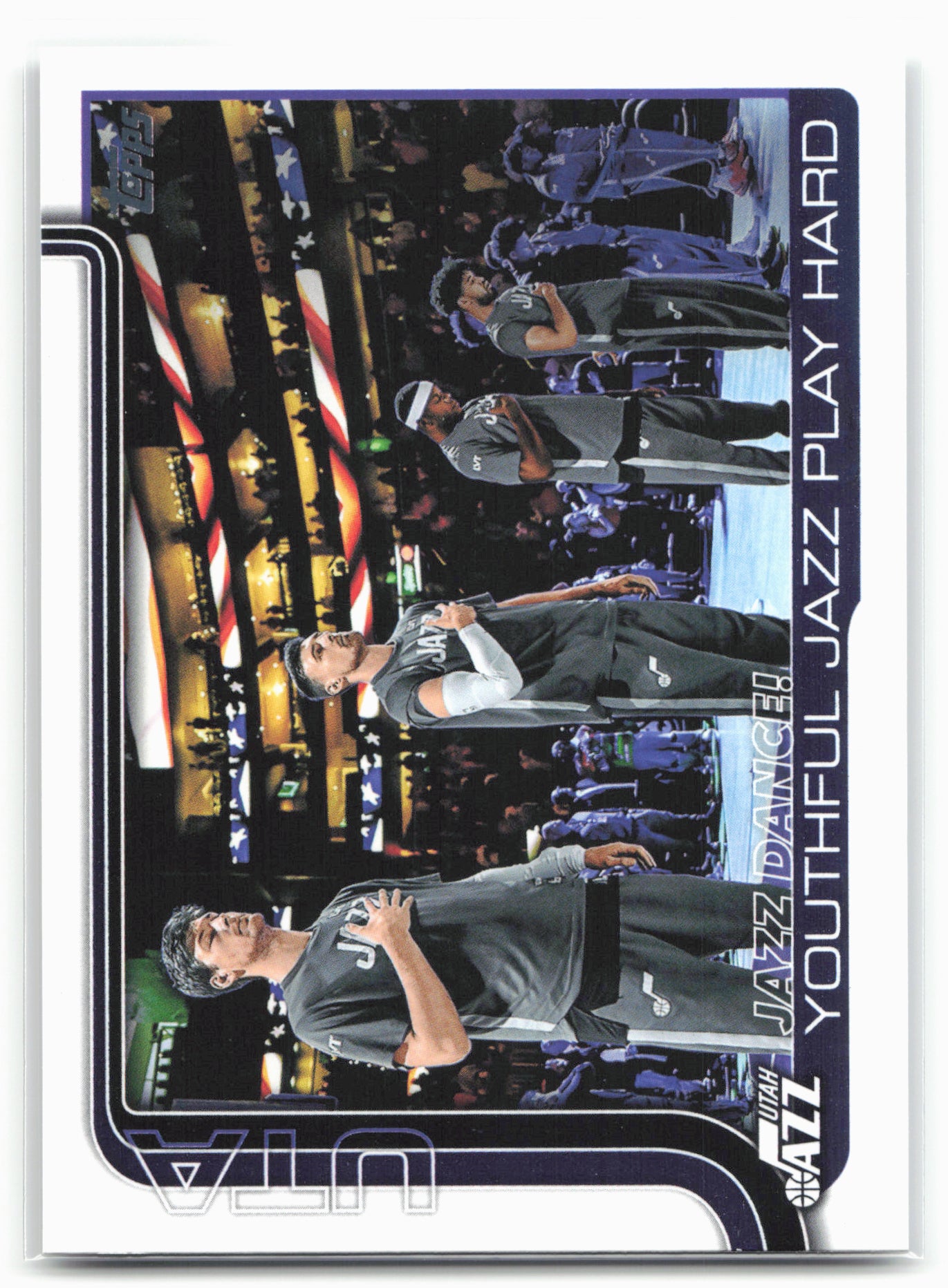 2025-26 Topps #290 Jazz Dance!: Youthful Jazz Play Hard